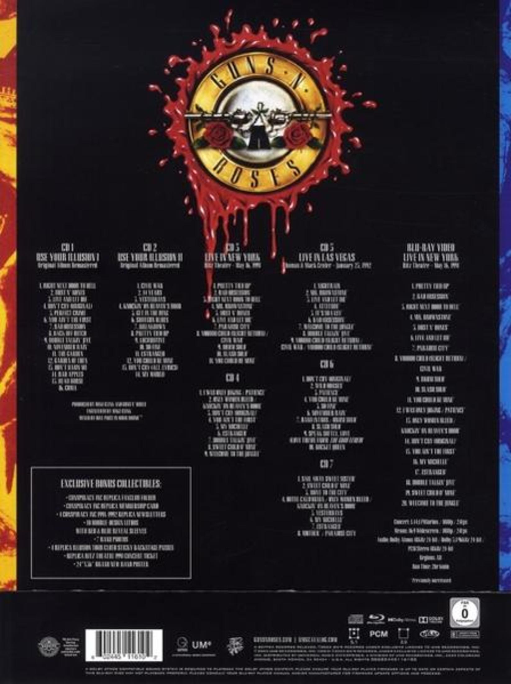 Album cover with various CD track lists and additional information.