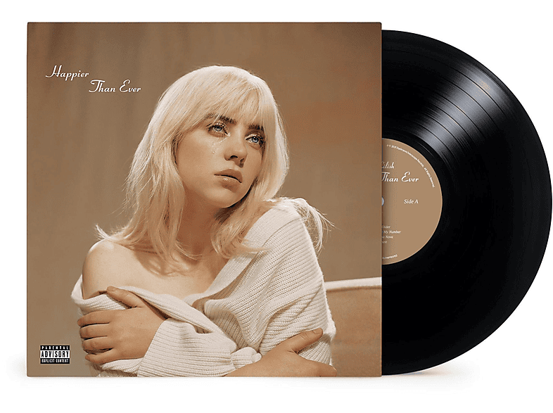Billie Eilish | Happier Than Ever (2 LP) (Black Recycled Vinyl