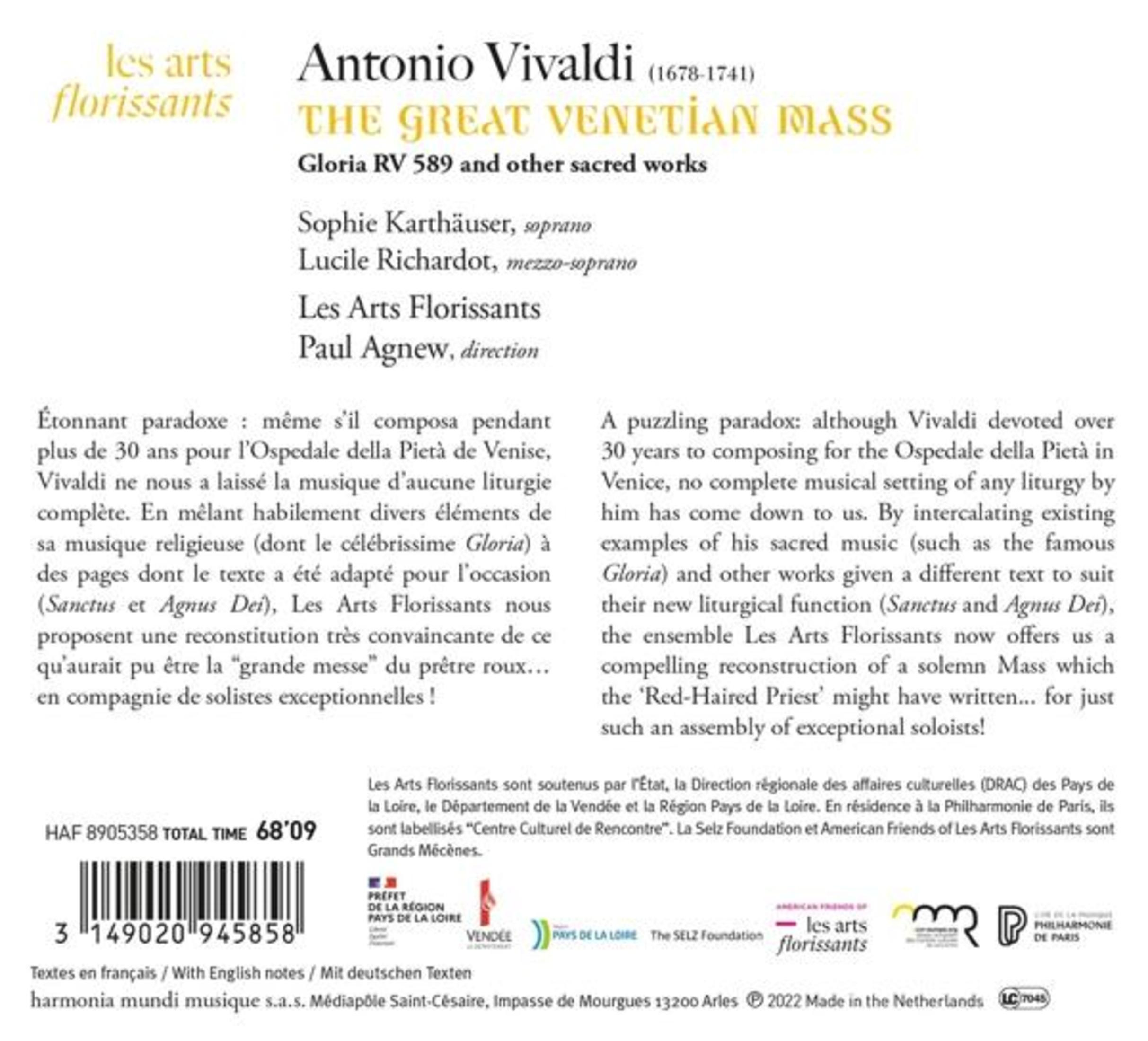 Album cover with text and a list of names. The text is in English and German.