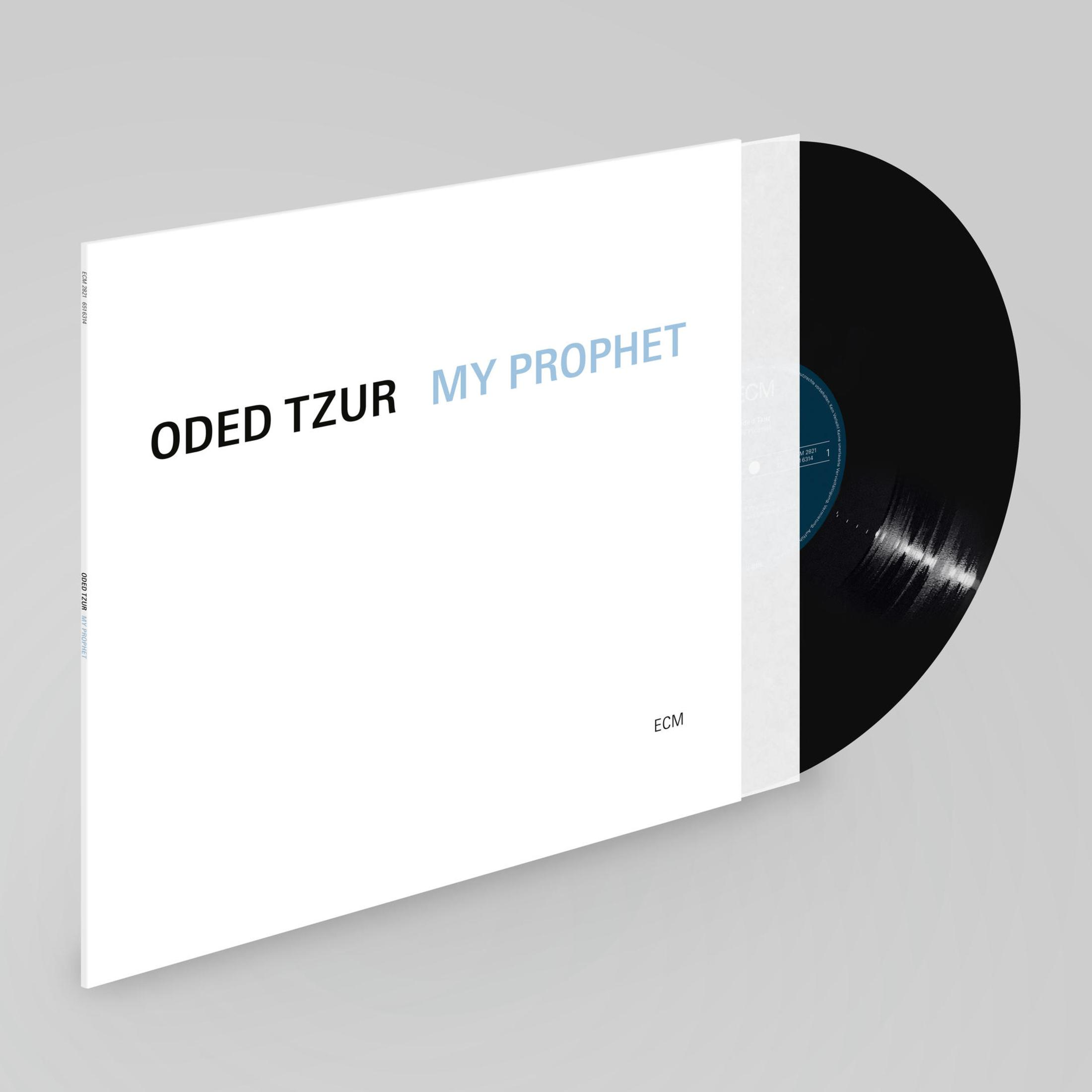 Portada del álbum con un disco de vinilo. Texto: Oded Tzur, My Prophet, ECM.