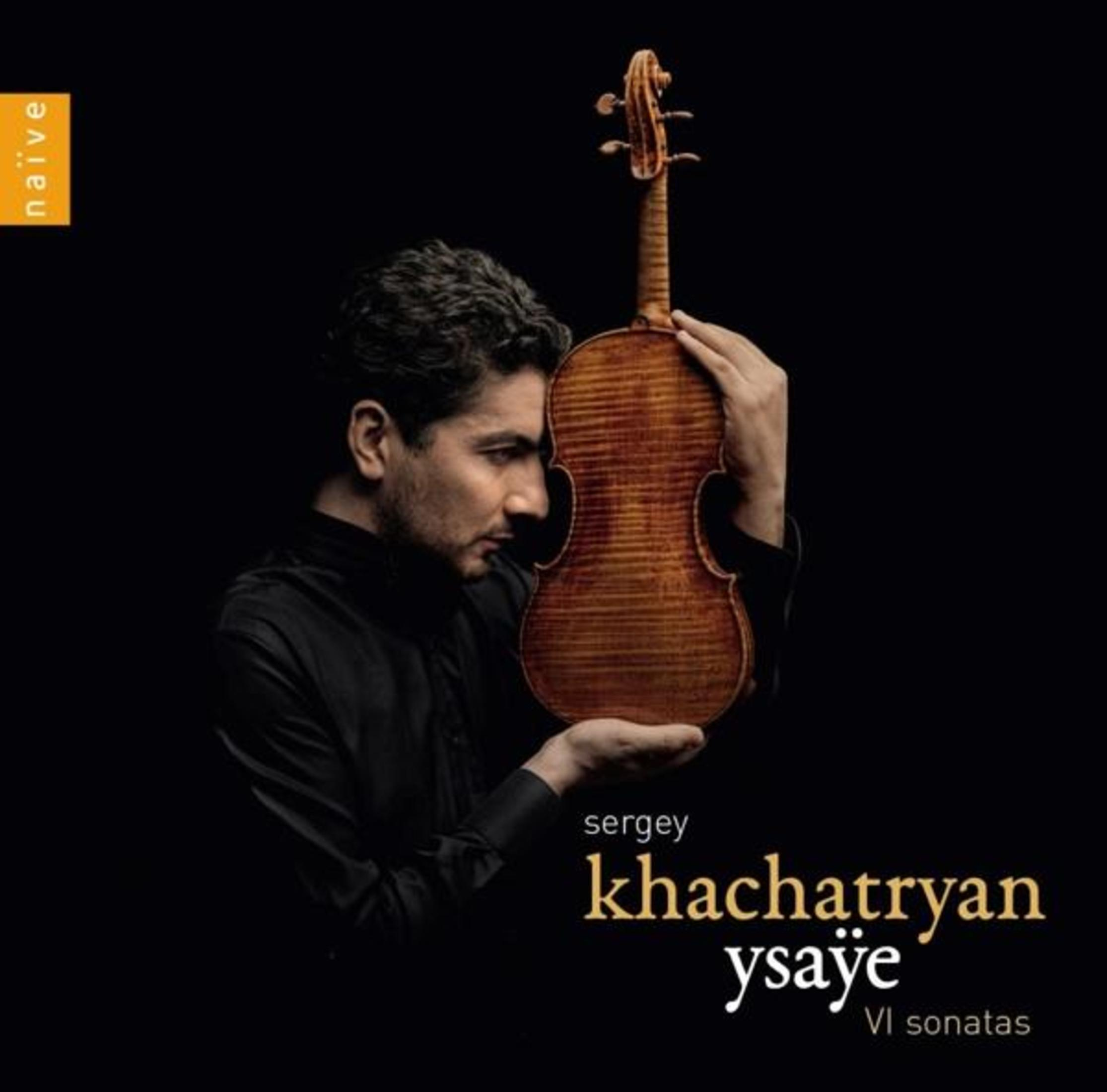 Copertina dell'album: Uomo con violino, sfondo nero, testo in basso.