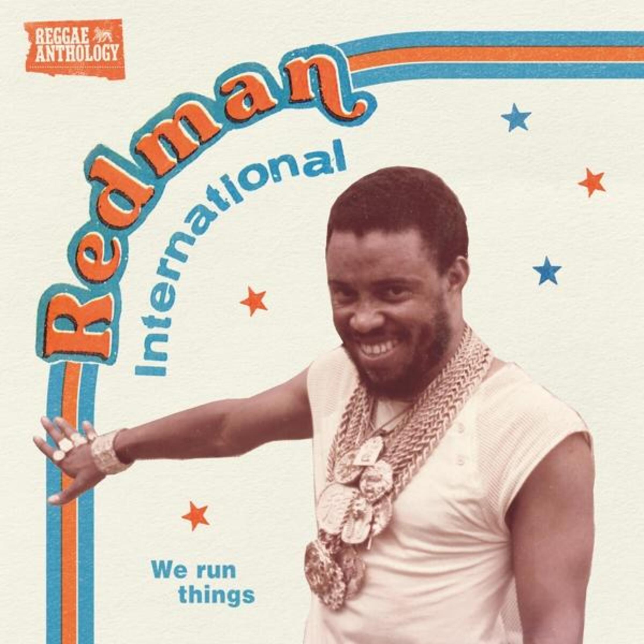 Copertina dell'album, Redman, uomo sorridente, catene d'oro. Sfondo: stelle e linee blu e arancioni.