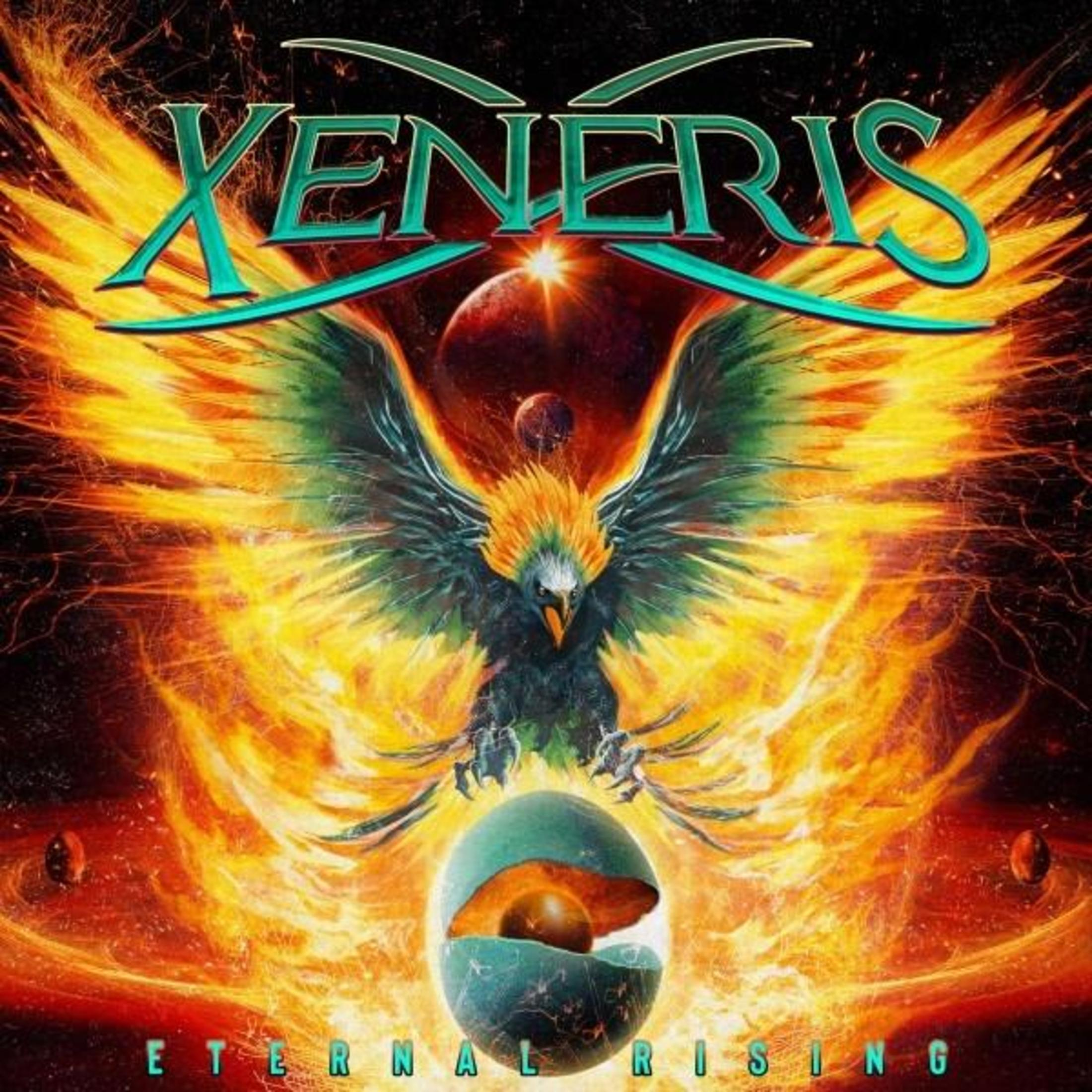 Copertina dell'album, una fenice che sorge dalle fiamme, con il testo: Eternal Rising.