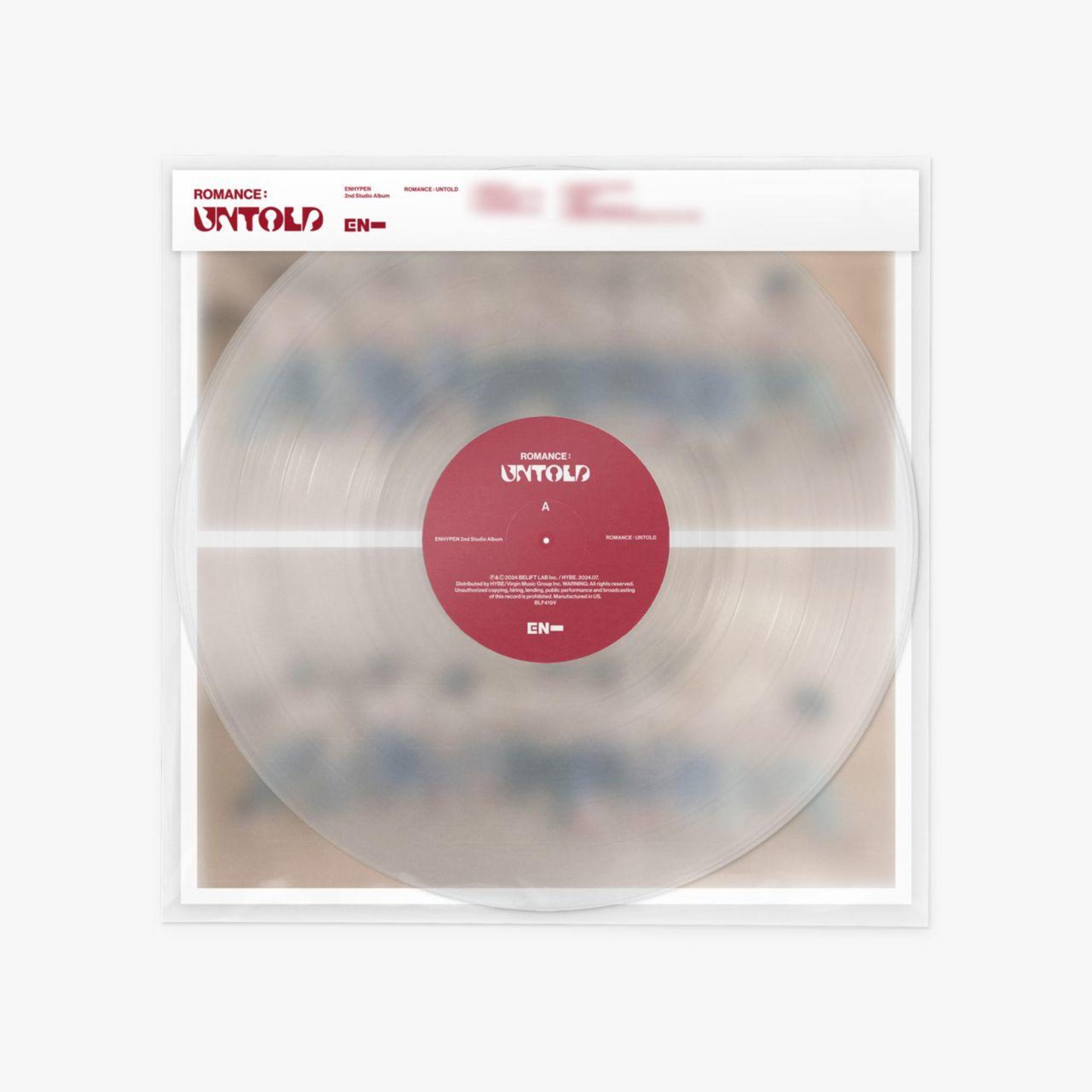 The back of the album cover with the list of songs and credits and the copyright.
