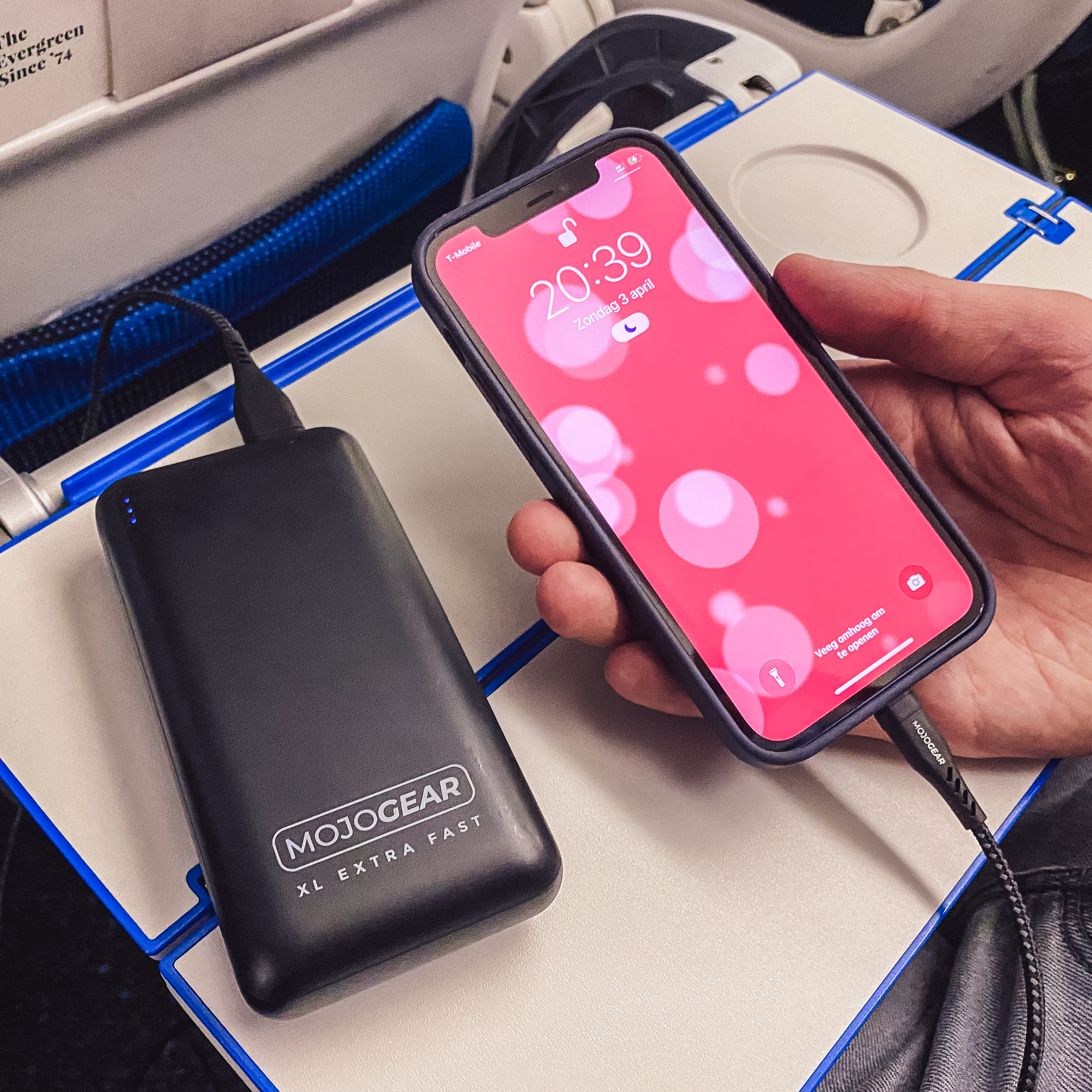 Mojogear 26.800mAh Powerbank 100W, perfect voor o.a. laptops - 2 x USB en 1 x USB-C
