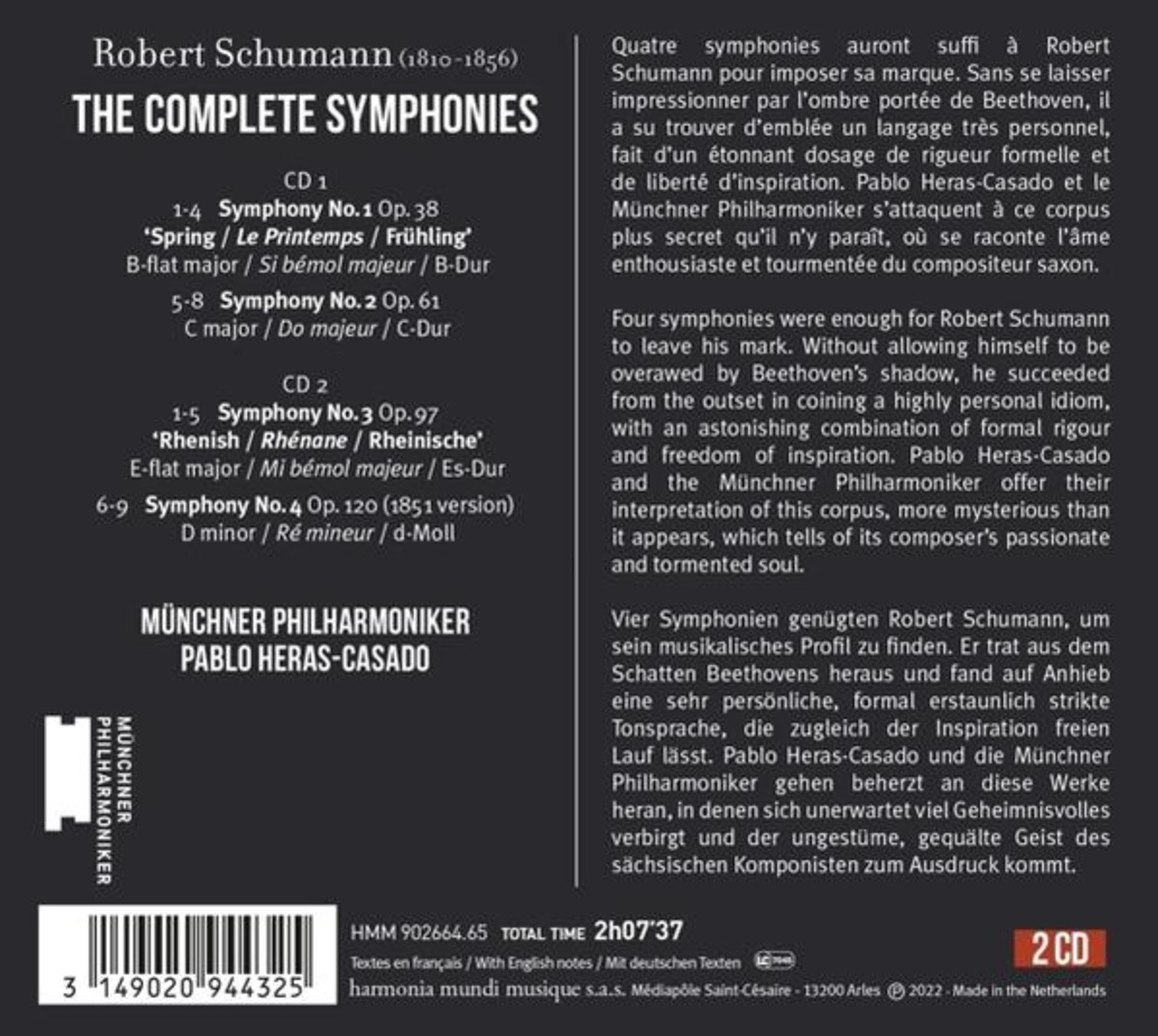Boîtier CD avec du texte et une photo de notes de musique et d'instruments.