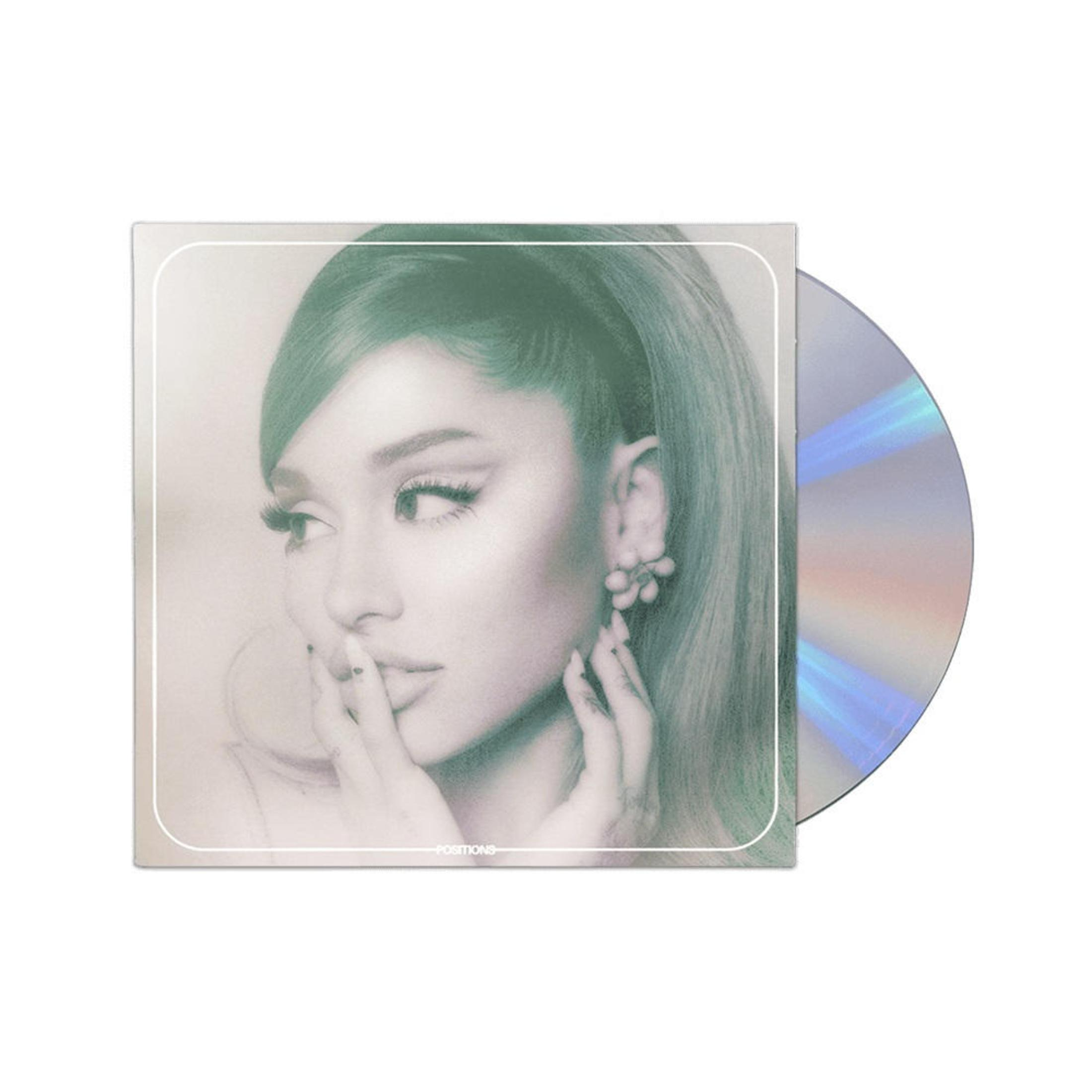 Albumhoes: Ariana Grande met tekst: Positions, met een cd.