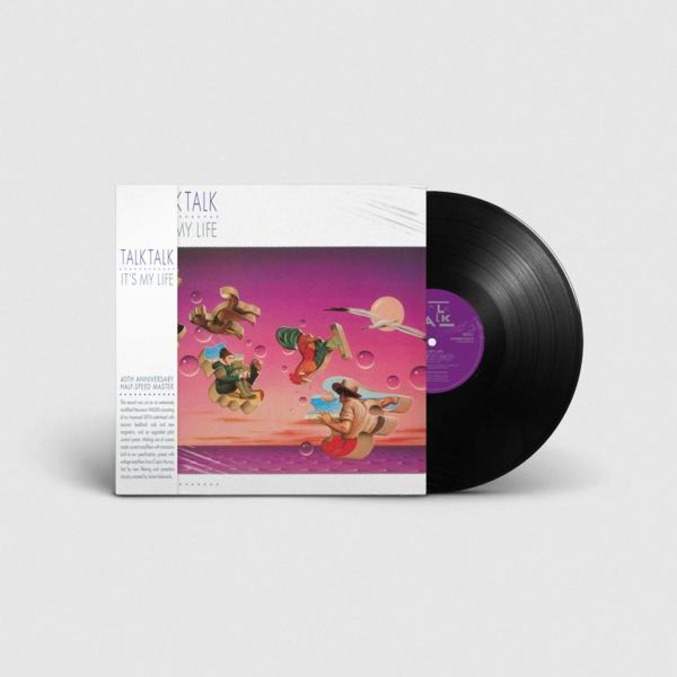 Copertina dell'album: Vinile e copertina con grafica e testo 'Talk Talk - It's My Life'.