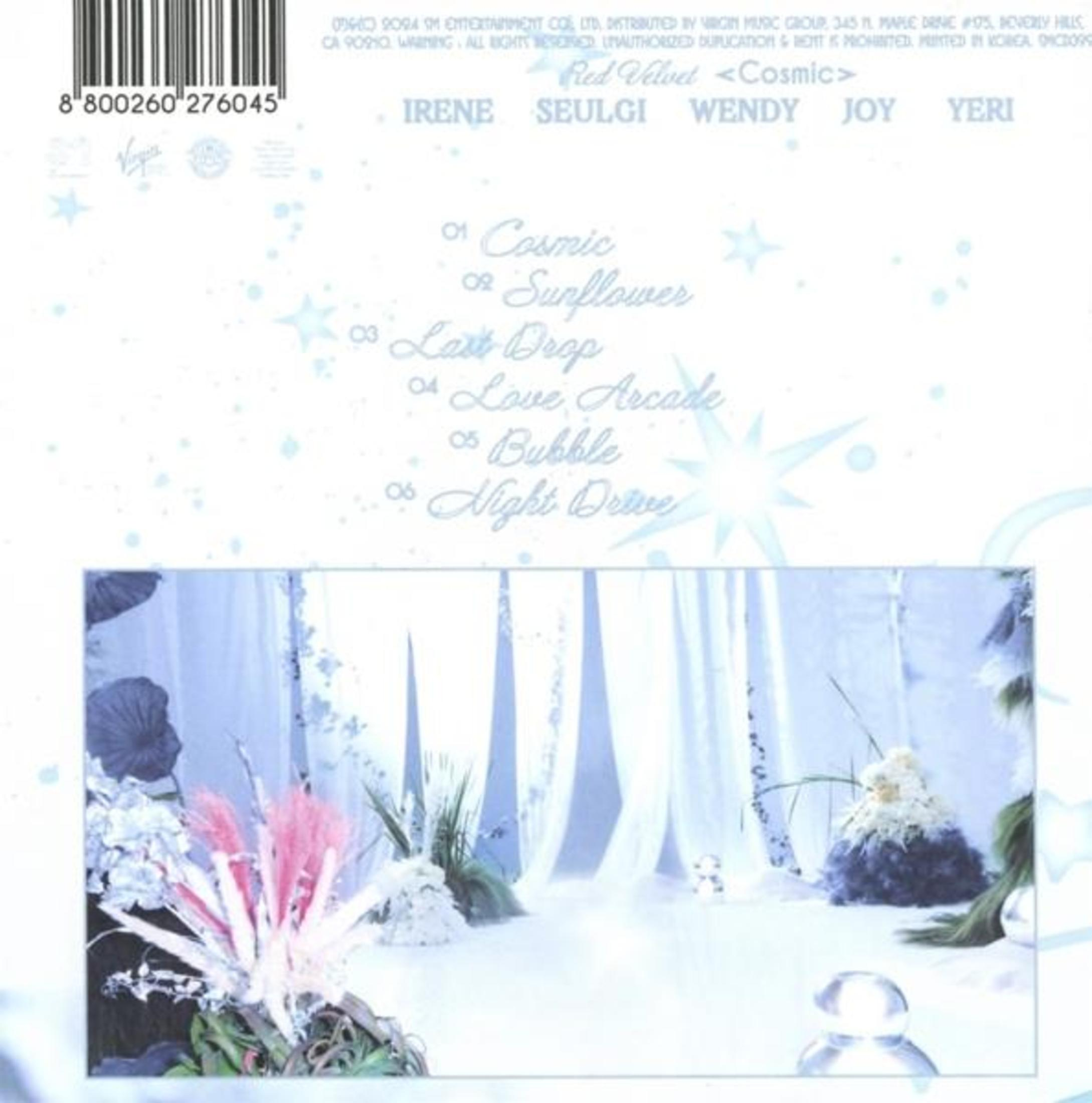 CD-Cover: Titelliste, weißer Hintergrund und blauer Himmel.