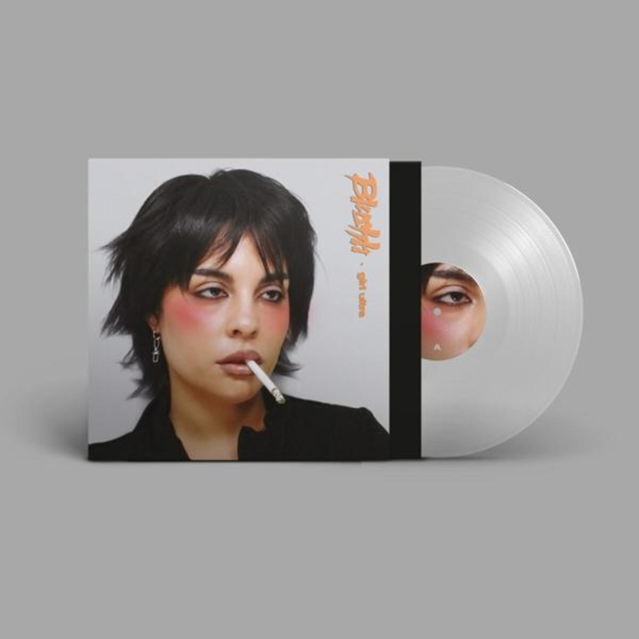 Copertina dell'album: una donna con i capelli scuri fuma una sigaretta, accanto a un disco in vinile.