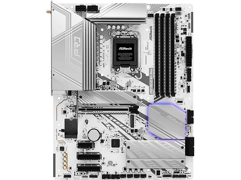 ASROCK Z890 Pro RS WiFi White Mainboard Mehrfarbig