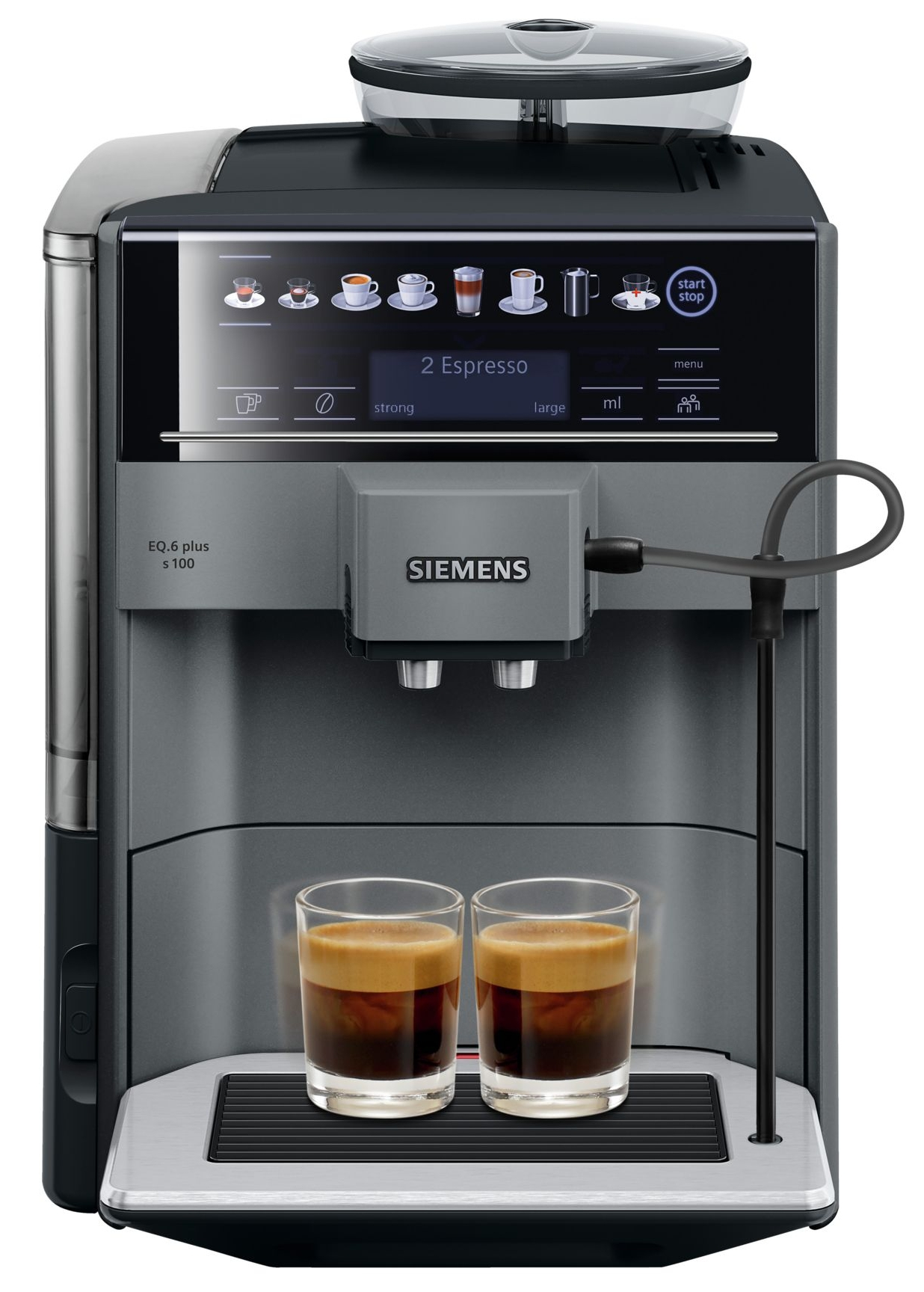 SIEMENS EQ.6 Plus TE651209RW Tam Otomatik Espresso Makinesi Siyah