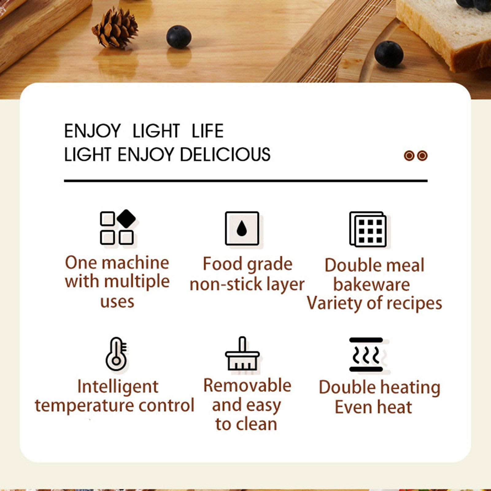 Essensbezogene Symbole und Text zum Kochen, Holz-Hintergrund.