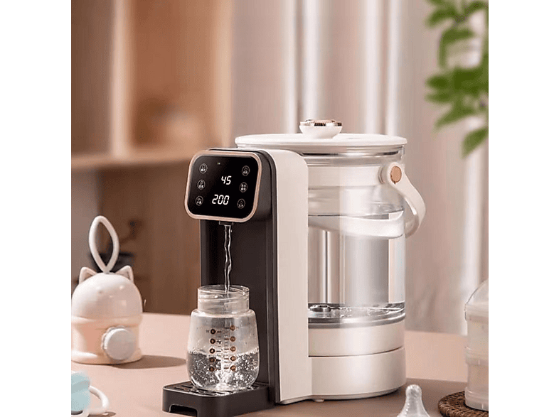 FLYSTAR 3L Baby Wasserkocher mit Temperatureinstellung Wasserkocher, braun