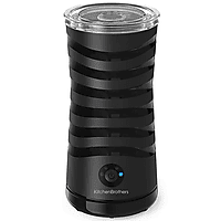 MediaMarkt KITCHENBROTHERS KB699 - 4-in-1 Elektrische Melkopschuimer Zwart aanbieding