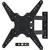 MediaMarkt AURONIC AU3043 - TV Beugel - Draaibaar en Kantelbaar Muurbeugel Zwart aanbieding