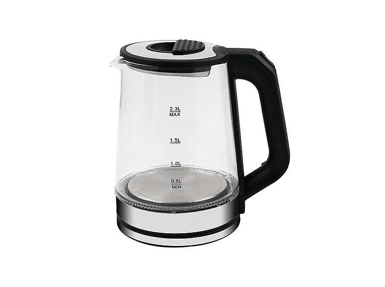 WHIQUTEY schnell kochen Wasserkocher, transparent