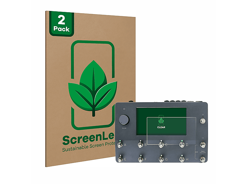 SCREENLEAF 2x nachhaltig verpackte Display Schutzfolie (für Neural DSP ...