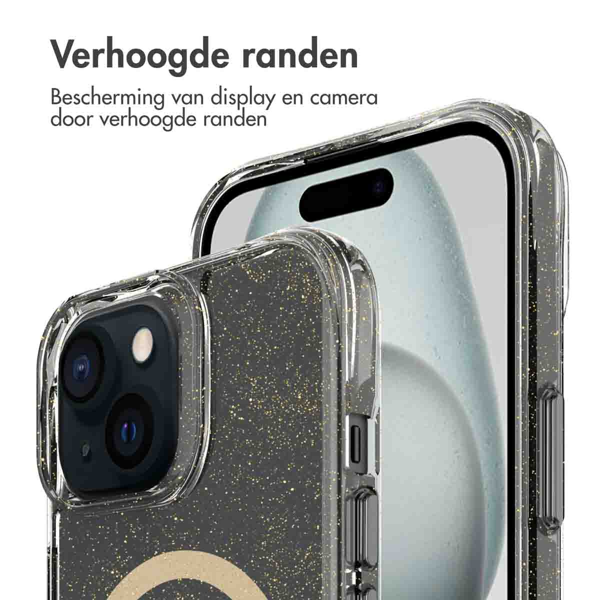 A phone case with a phone inside is shown. The case protects screen and camera.
