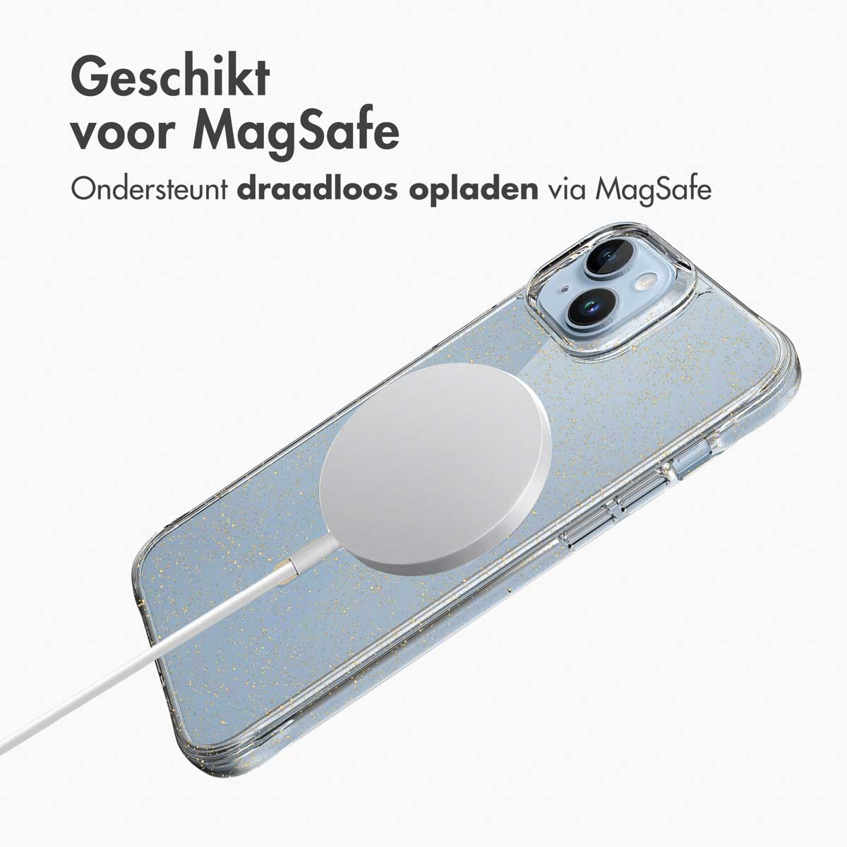 IMOSHION Coque arrière compatible avec iPhone 14 Étui de Téléphone voor Apple iPhone 14 Dorée