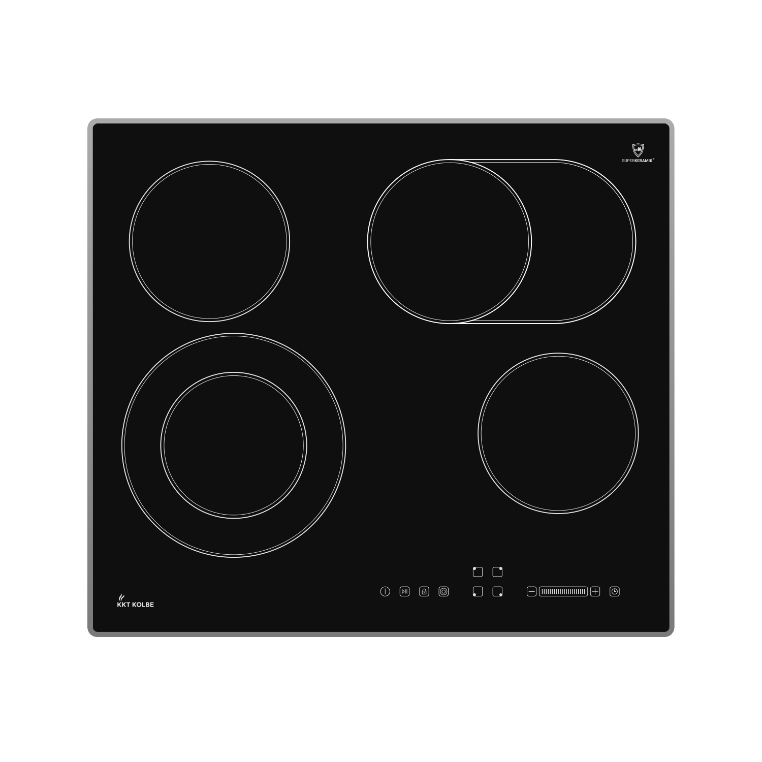 KKT KOLBE  SET8019CH59AL, Built-in oven set (ceramic hob, A++, 72 l)