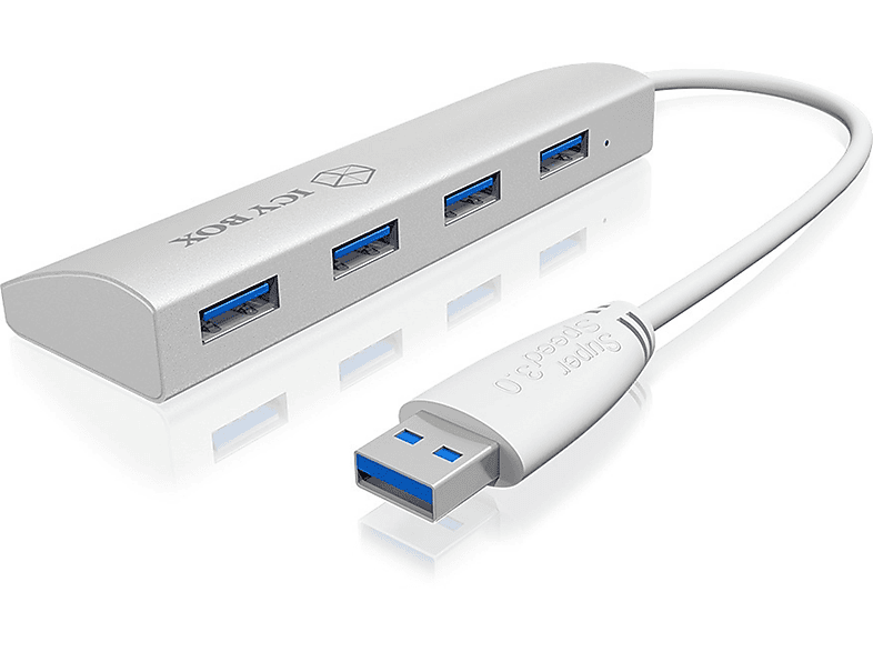 Echos 33W Dualport USB-C + USB-A Schnellladegerät Weiß