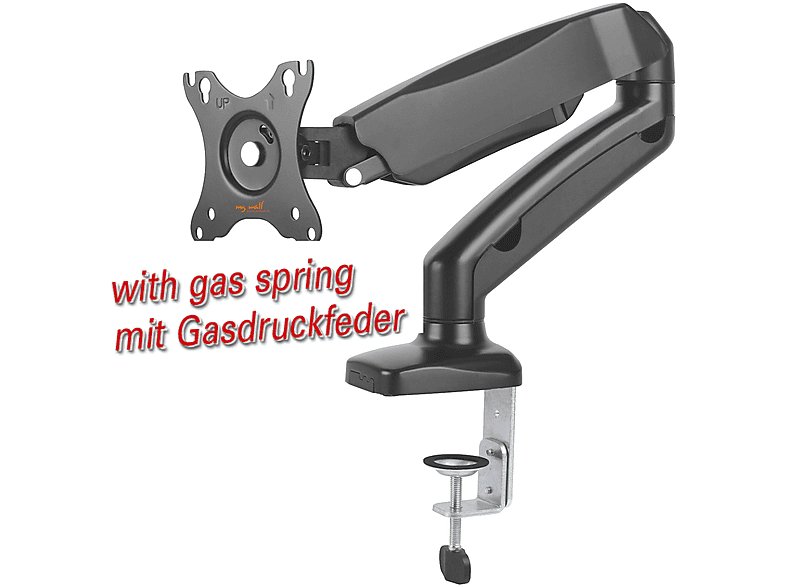 MYWALL HL16L vollbeweglich für 17-32 Zoll Monitor Halter, Schwarz ...