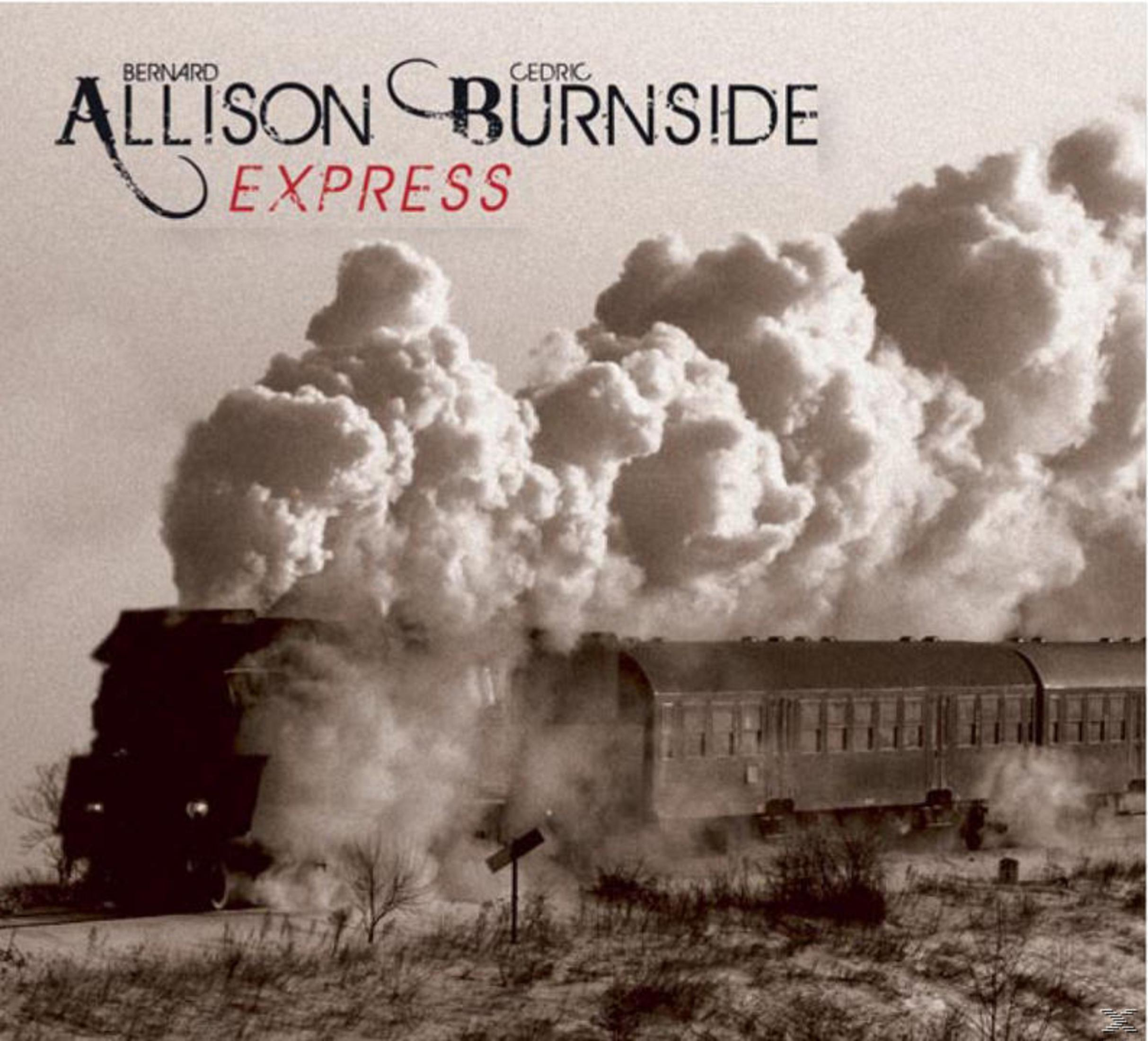 Albumhoes van een trein die door het landschap rijdt, de naam van de band staat bovenaan.
