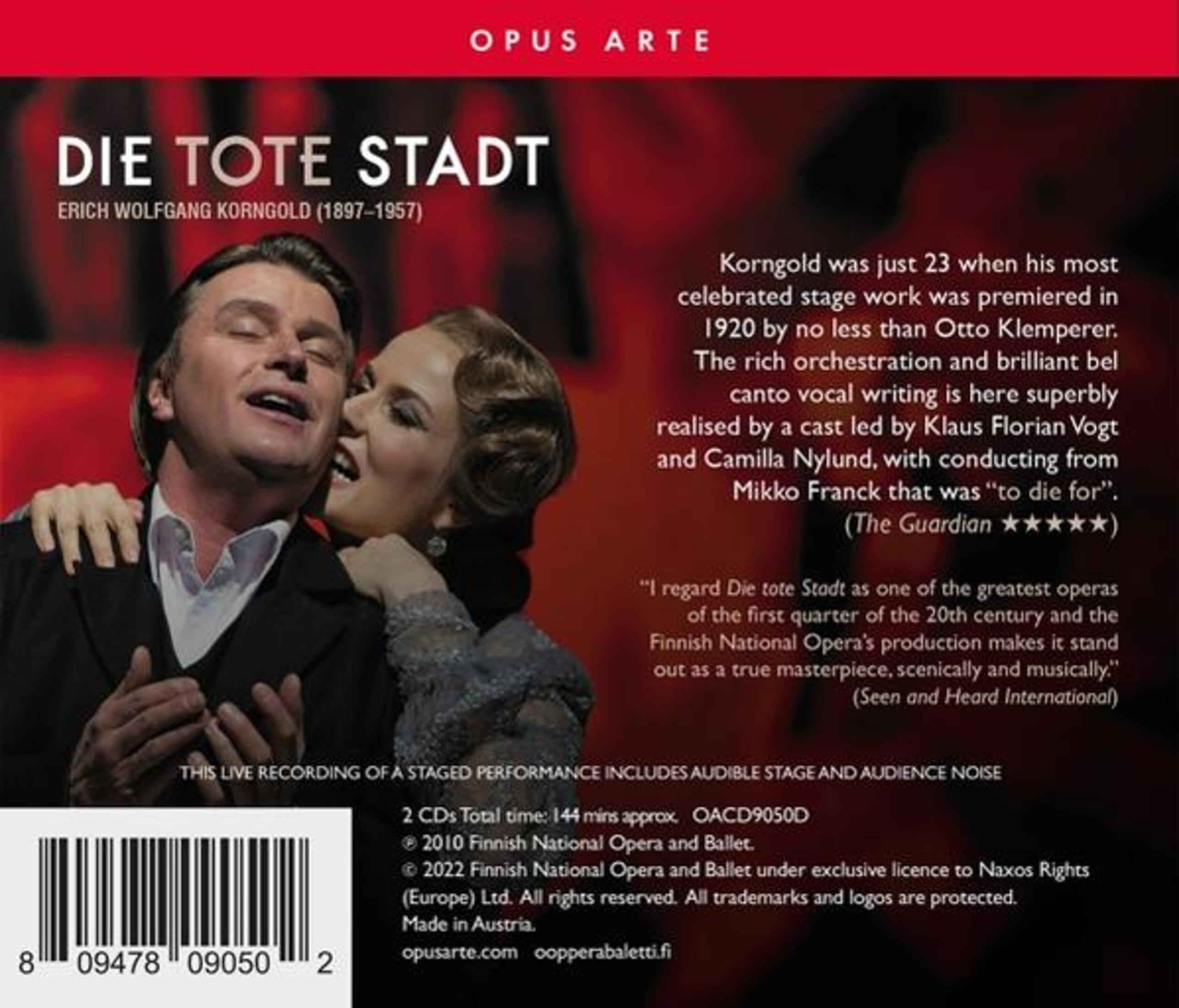 Albumhoes: Man en vrouw met tekst. Achterkant van een cd met diverse teksten en details.