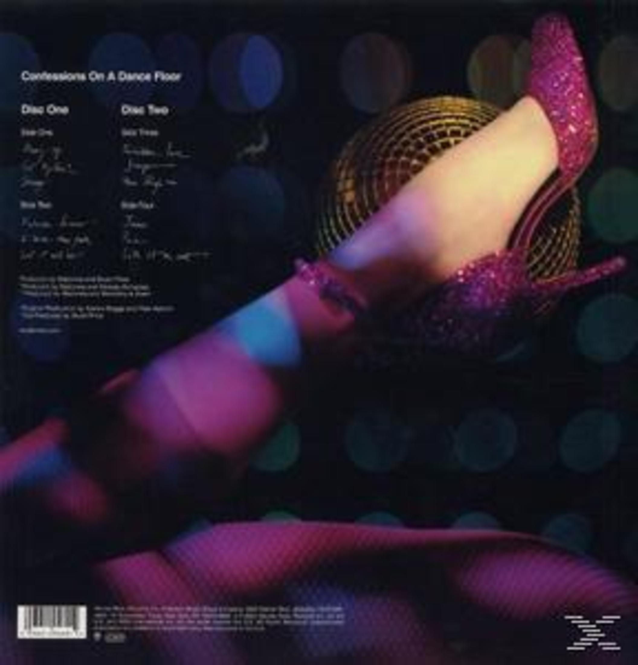 Copertina dell'album: La gamba e la scarpa di una donna in una scarpa viola con paillettes. Palla da discoteca sullo sfondo.