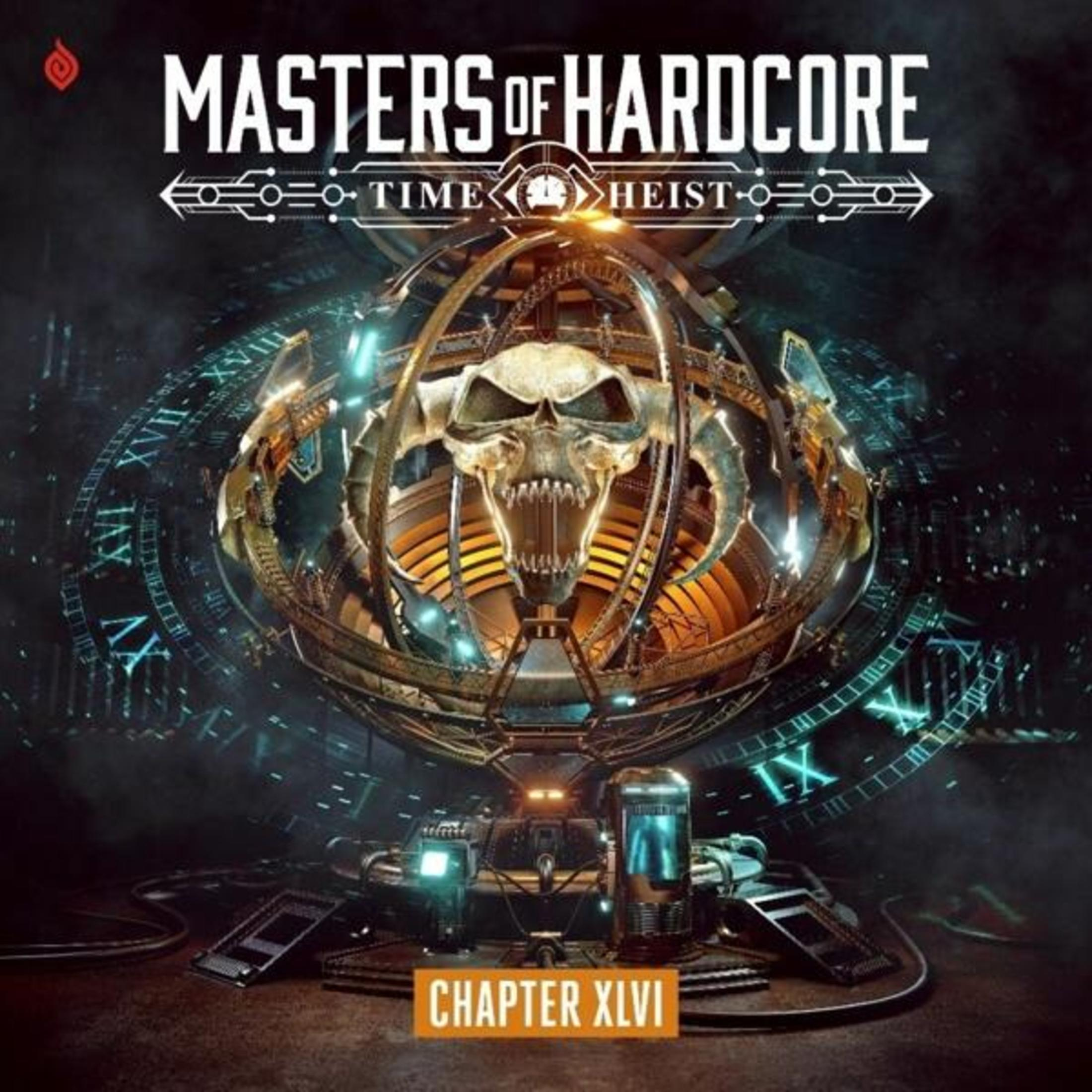 Copertina dell'album Masters of Hardcore, con un teschio all'interno di un globo dorato.