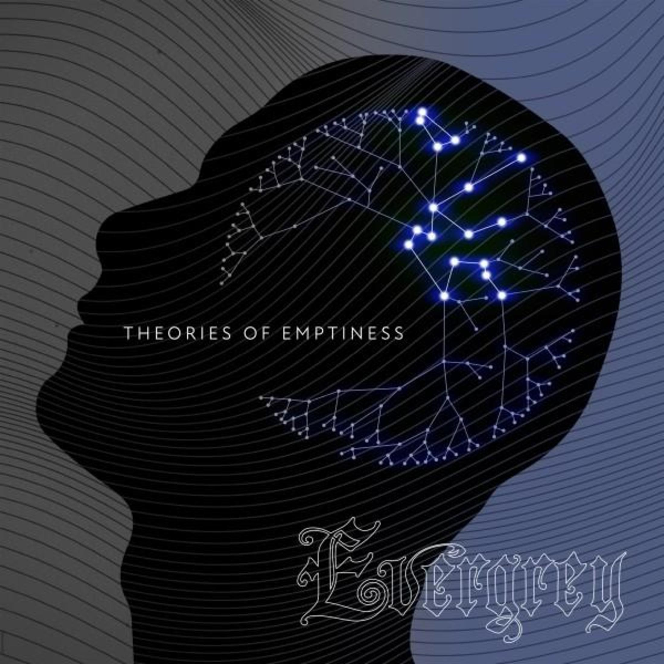 Copertina dell'album con una testa silhouette, un design del cervello luminoso e la parola 'Evergrey'.