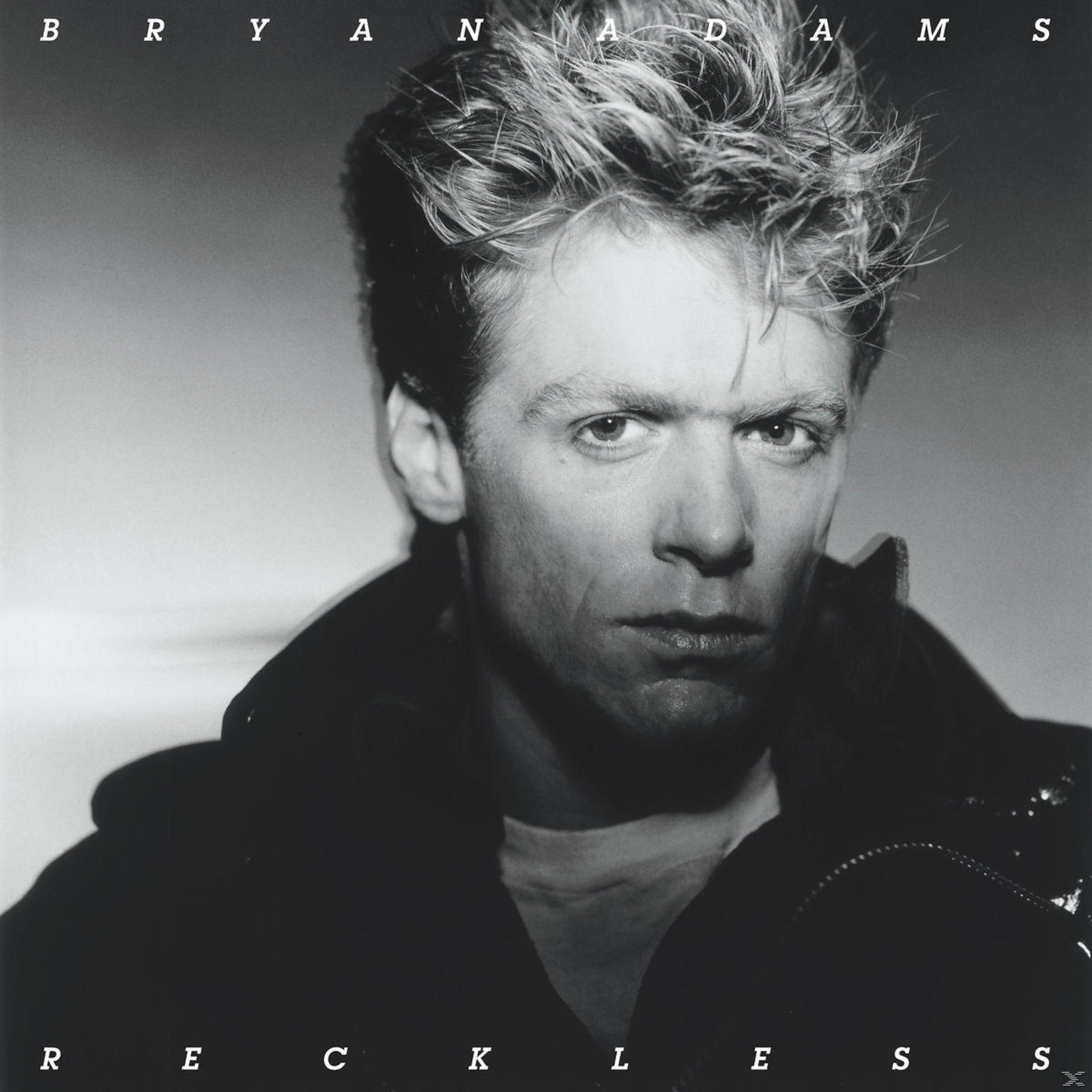 Faccia di Bryan Adams, copertina dell'album in bianco e nero.