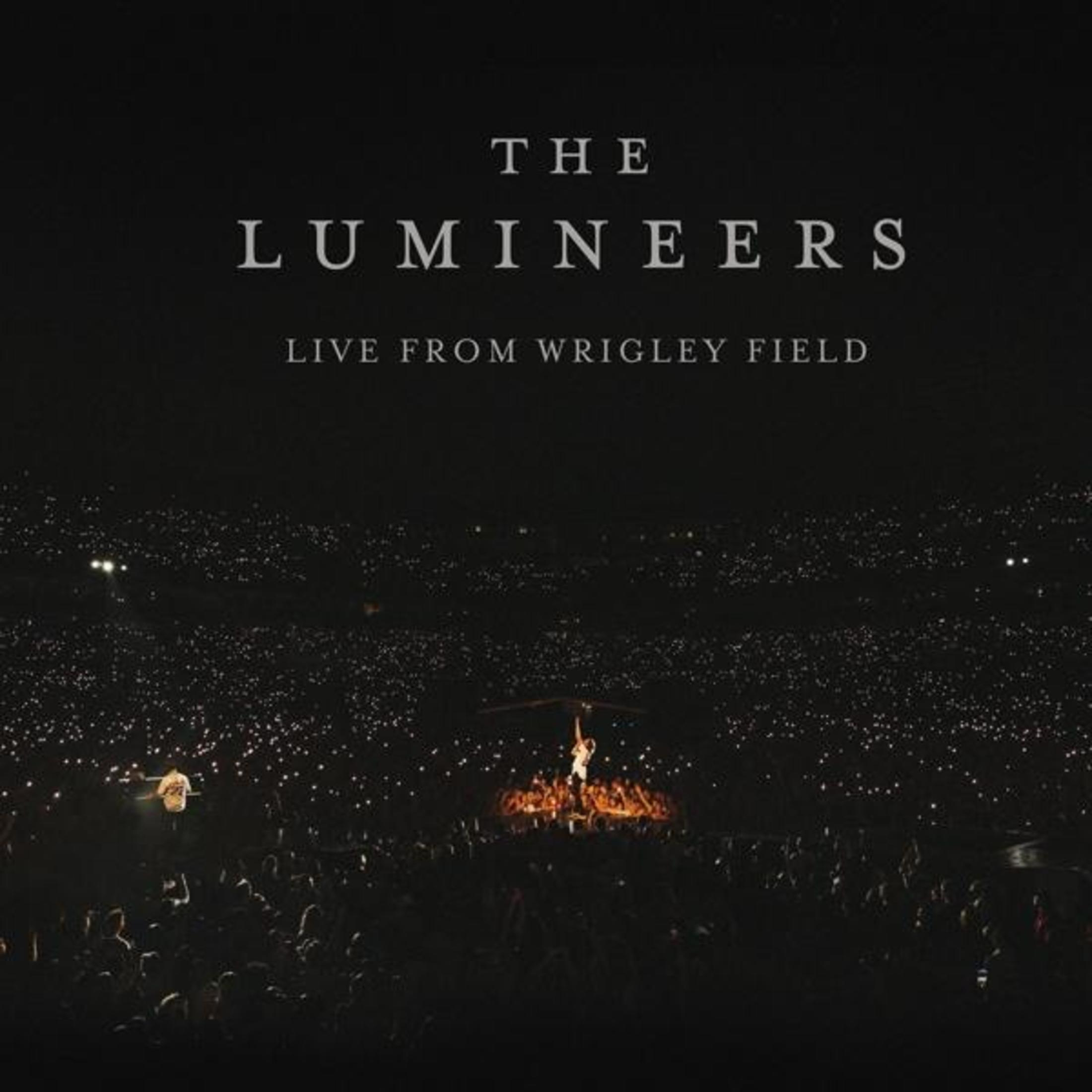 Live concert. The Lumineers staat erboven, Live From Wrigley Field eronder.