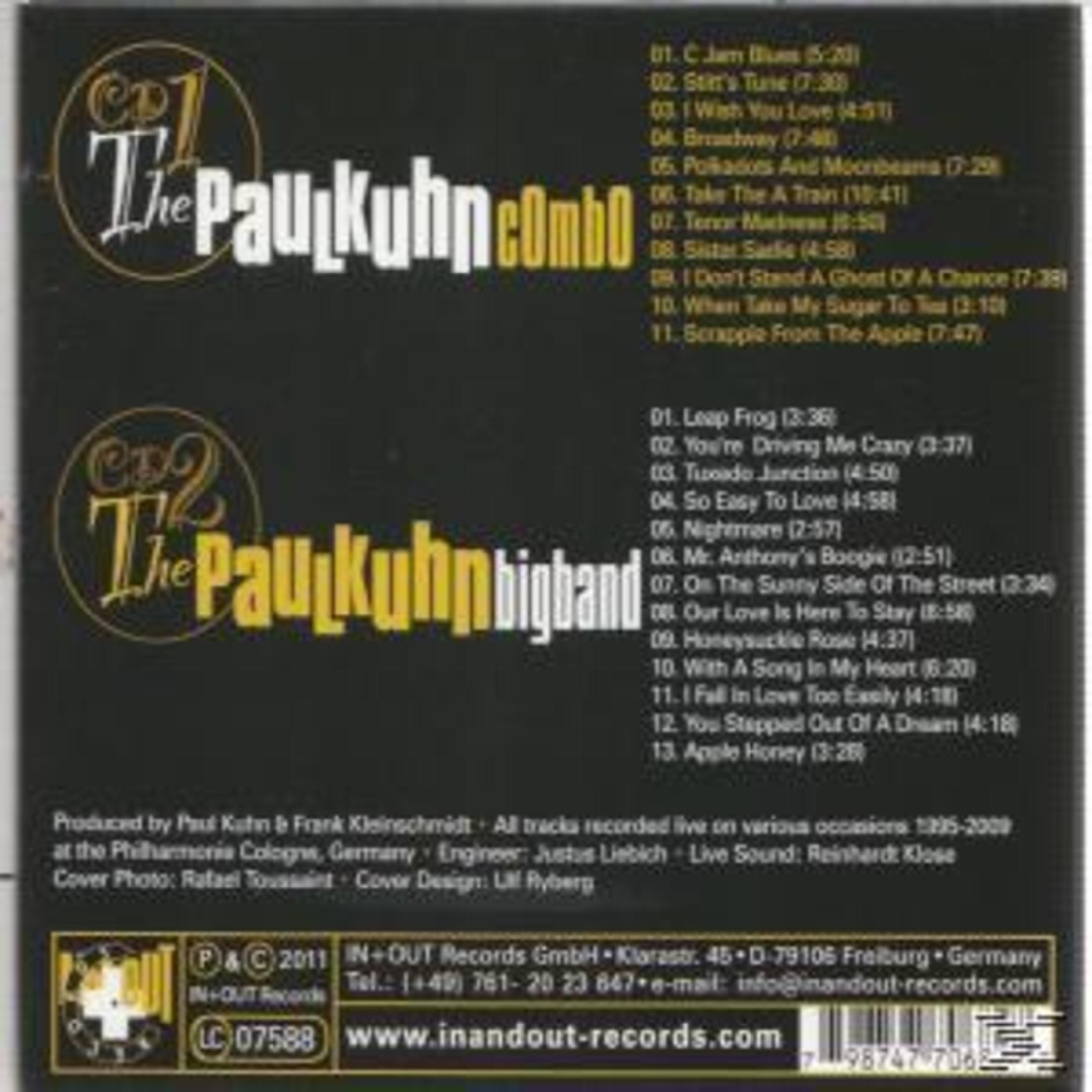 Pochette d'album avec liste de chansons. Deux logos et du texte.