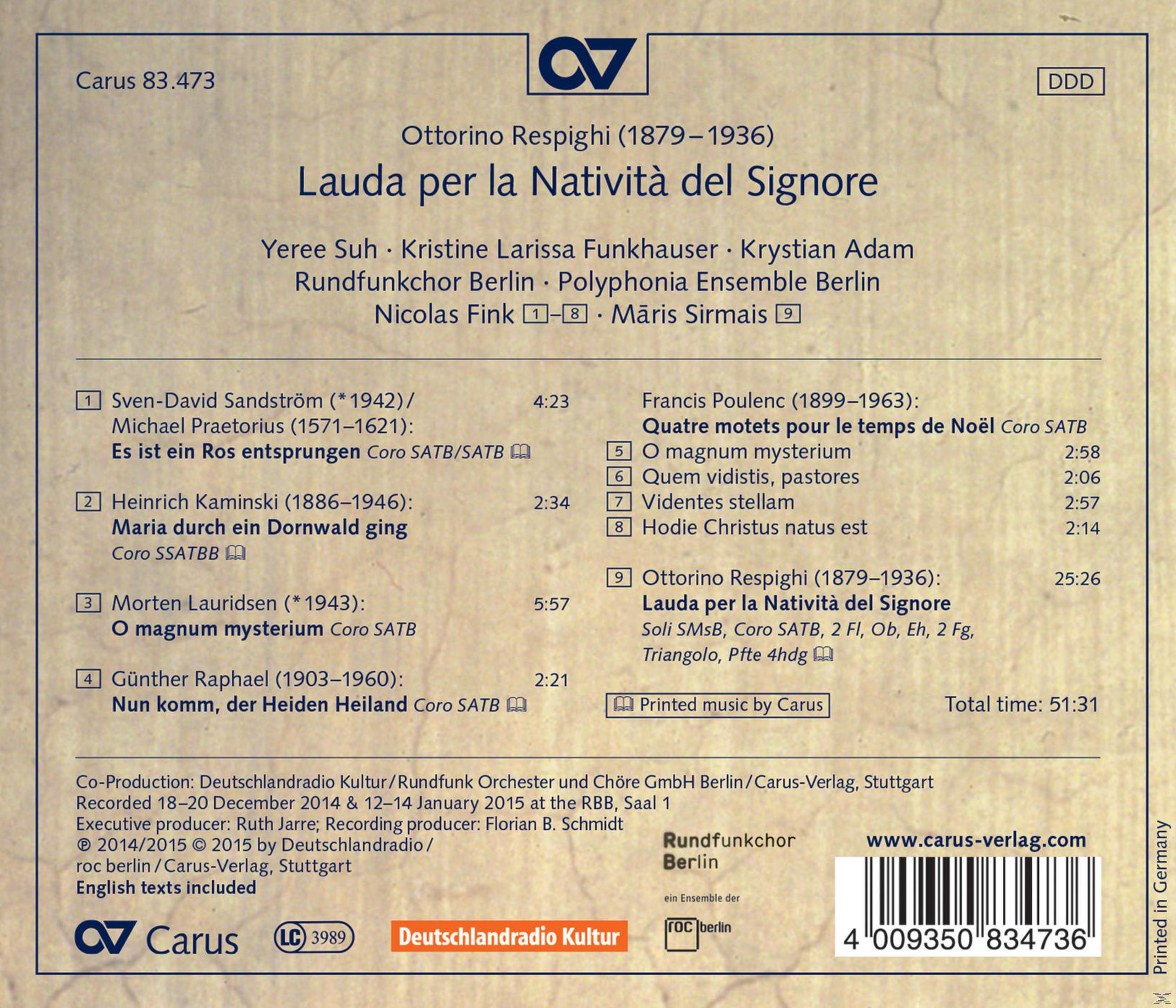 Pochette d'album avec partition et une peinture.