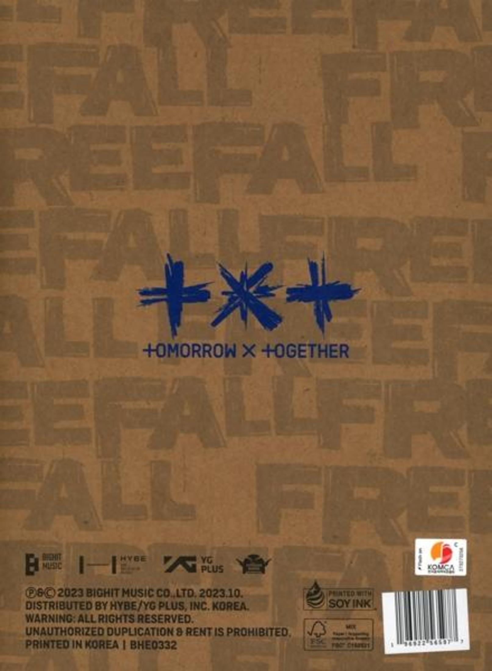 Album cover: Brown background with a plus sign, Korean text, and English text. Modern and simple.