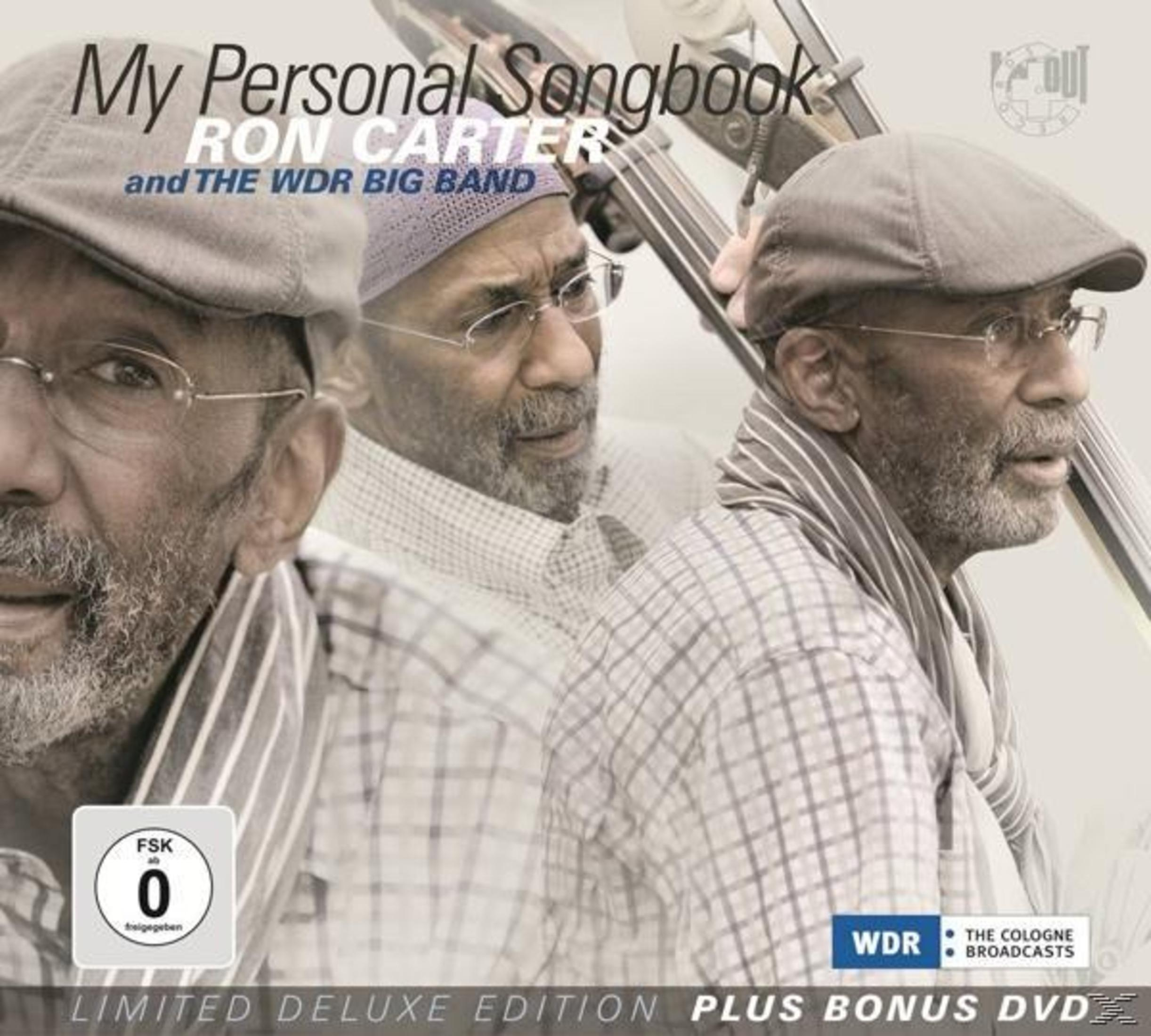 Album cover. Three men in hats in front of a double bass. The title is My Personal Songbook.