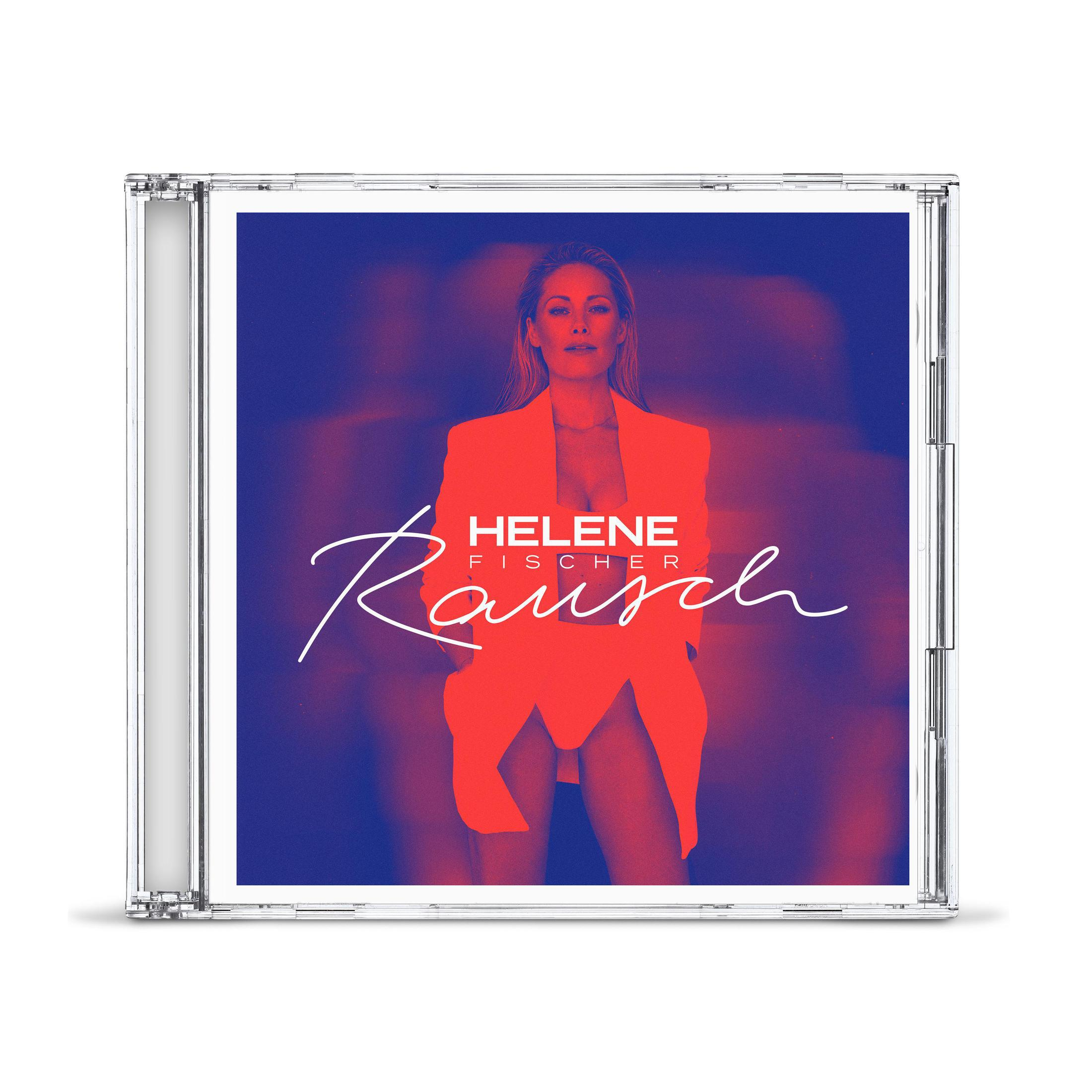 Pochette d'album avec une femme en tenue rouge, avec le texte