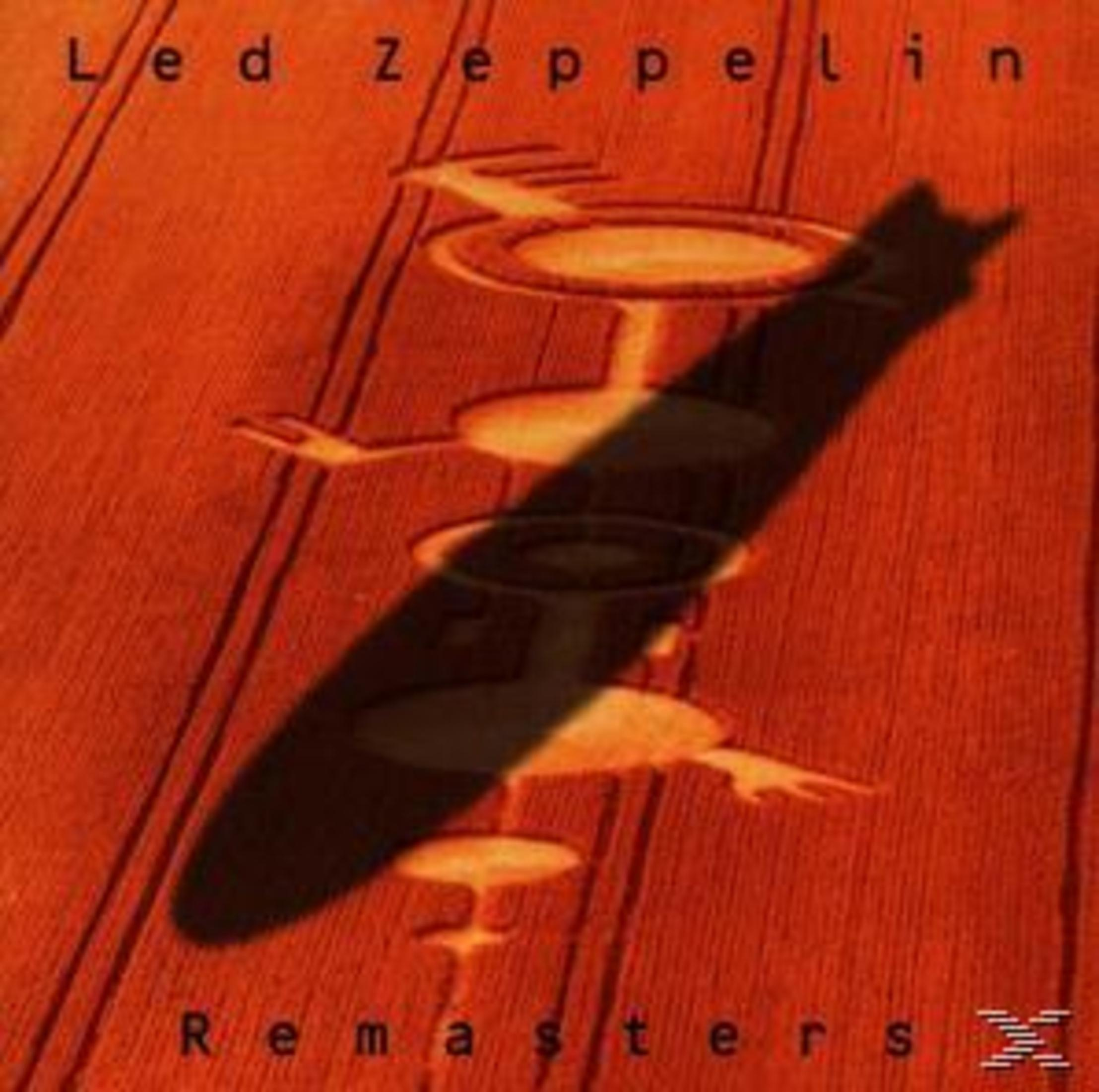 Copertina dell'album dei Led Zeppelin. Un'ombra di zeppelin su un campo.
