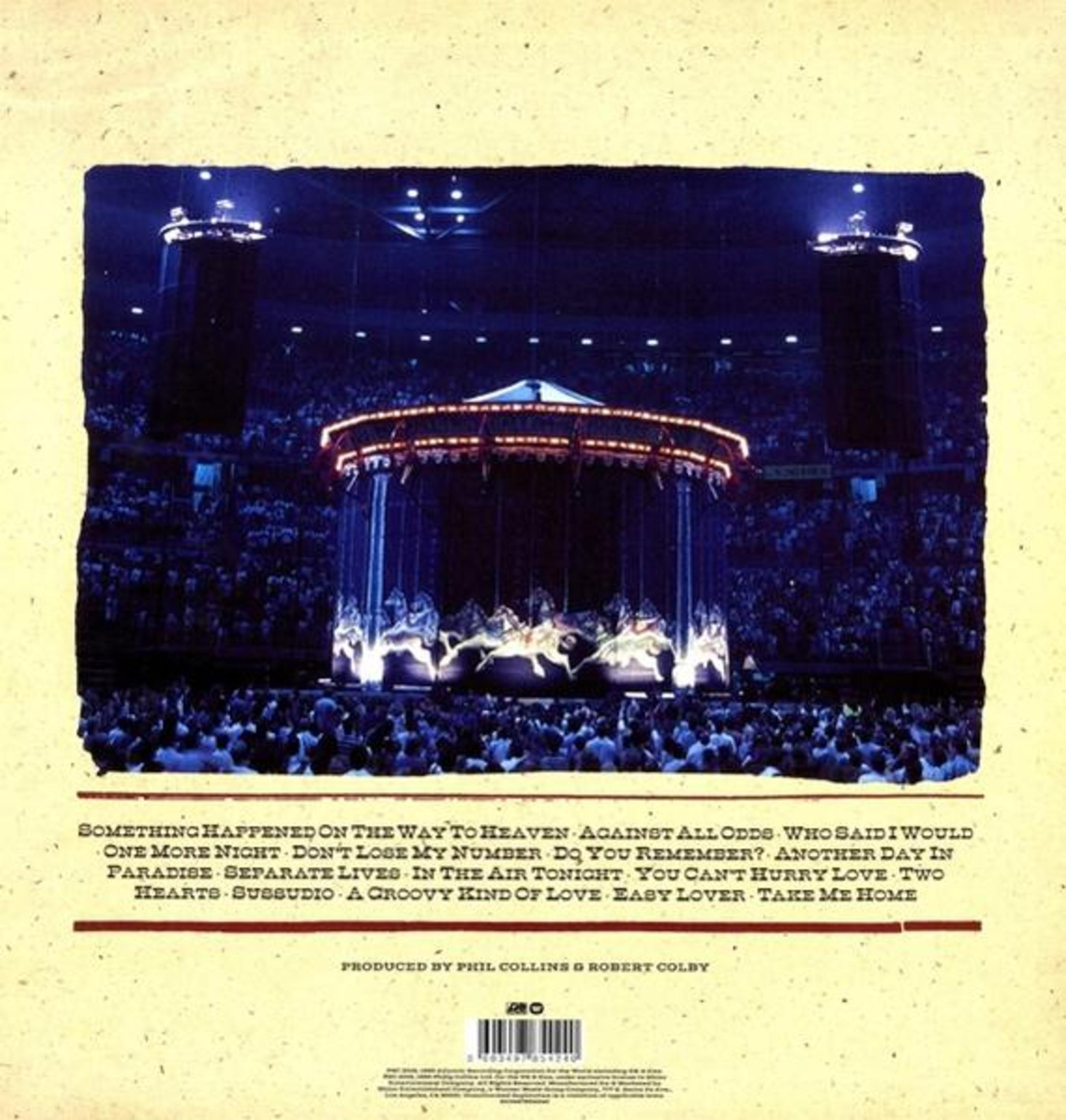 Dos de l'album avec une scène et une foule.