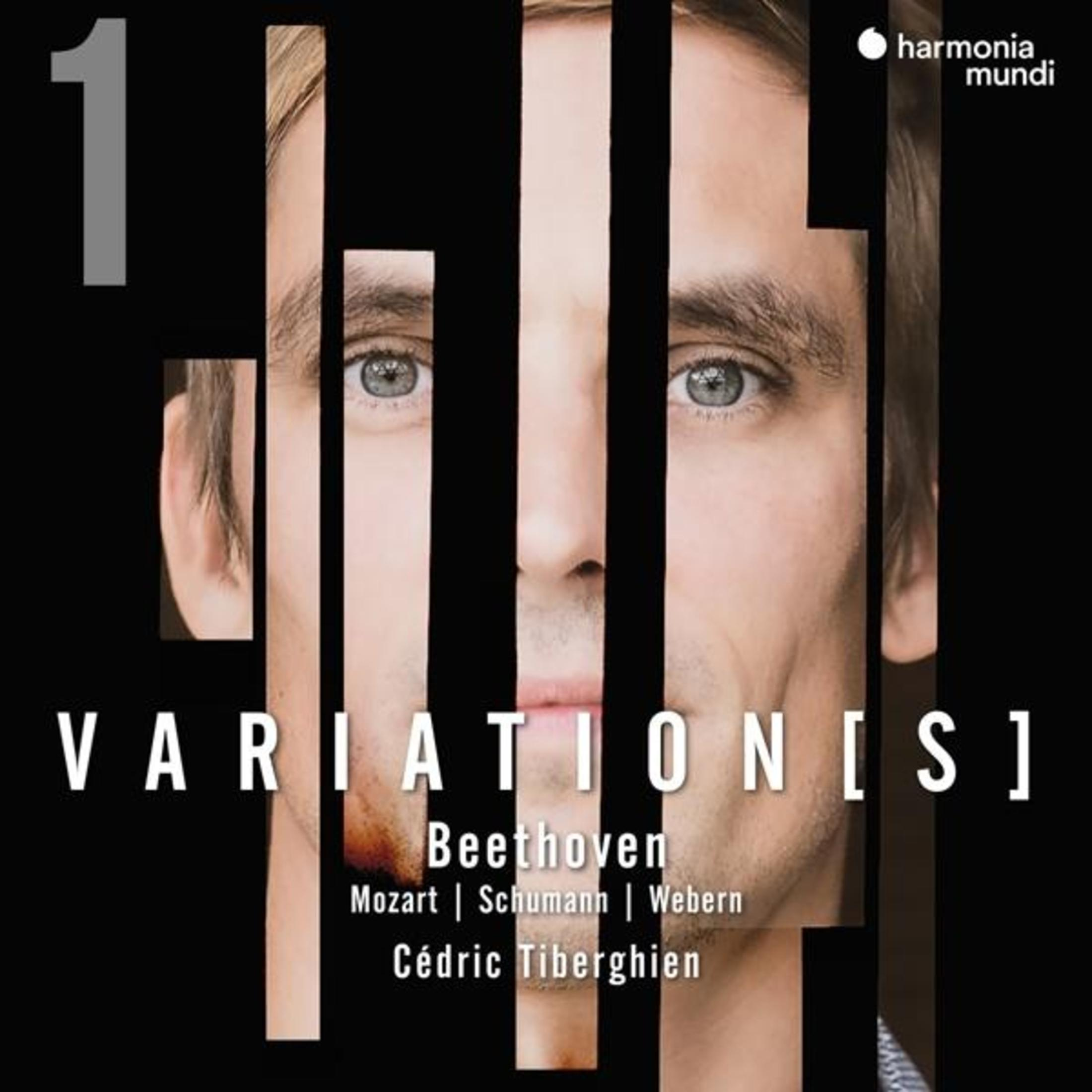 Copertina dell'album: Uomo con volto sfocato e titolo 'Variation[s]' di Beethoven.