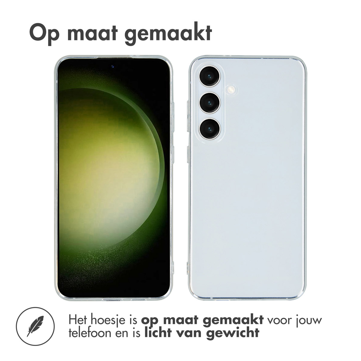 Téléphone avec étui. L'étui semble parfaitement adapté. L'étui est léger.