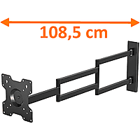 MediaMarkt XTRARM Axis XL 108,5 cm Muurbeugel Zwart aanbieding