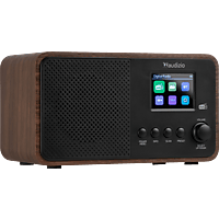 MediaMarkt AUDIZIO Avio Wood DAB radio Bruin aanbieding