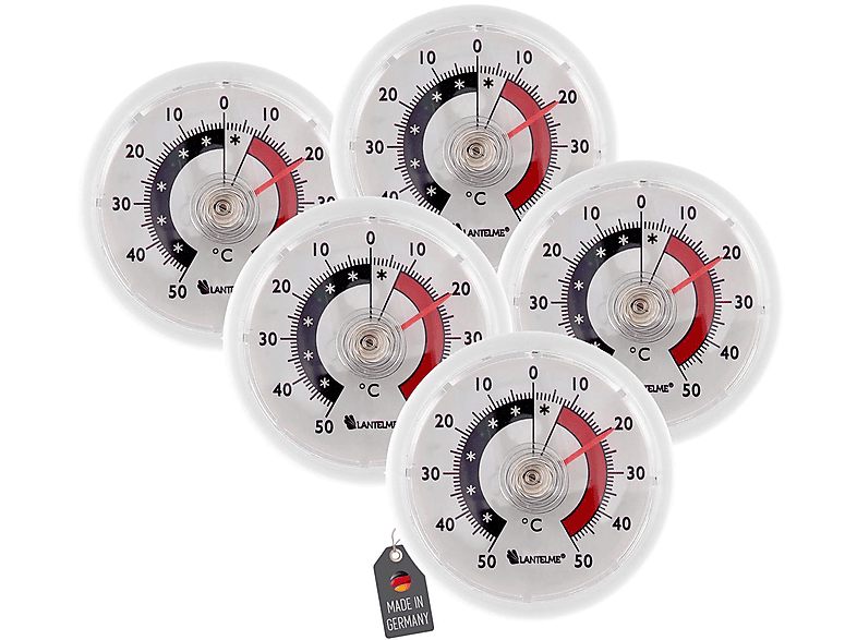 1x Ofenthermometer & 1x Kühlschrankthermometer – Edelstahl, Mechanisch, Kein Batteriebedarf Für Braten, Backen & Gefrierschrank