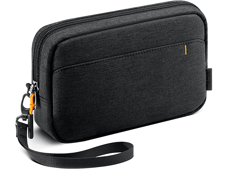 Tumecos Kulturbeutel Dopp Kit – Braun, 26x10x15 Cm, Aus Wasserdichtem Nylon | Organizer Für Rasierzubehör, Elektronik & Reisen