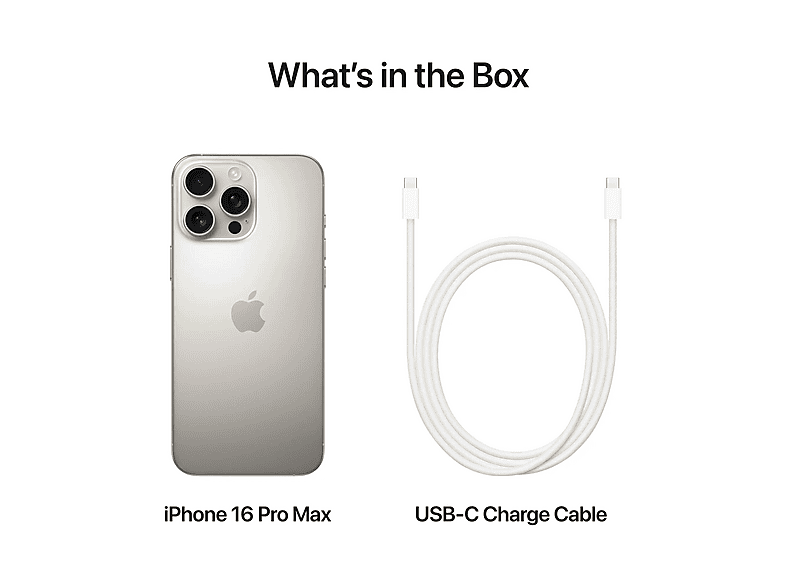 APPLE iPhone 16 Pro Max | 512 GB Titanium 5G | MediaMarkt