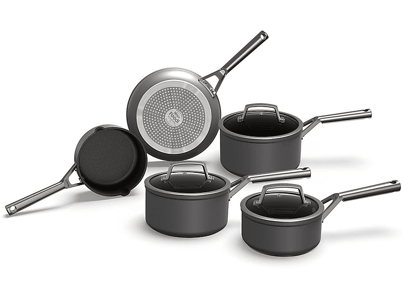 PARAMAISON Batteria Pentole Acciaio Inox, Set 5 Pezzi Mono Manico - 3