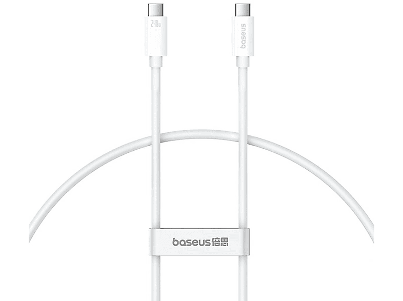 Cable USB-C a USB-C | BASEUS BAS-843, USB-C, White | MediaMarkt